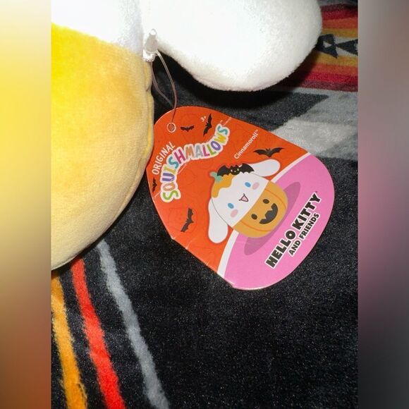 Squishmallows Sanrio 2023 Halloween 7" Cinnamoroll Pumpkin Plush Hello Kitty - Picture 7 of 9